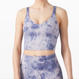 lululemon align tank diamond dye iced purple nwt